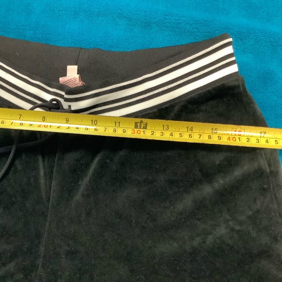 Juicy Couture Velour 28 x 30 Pants Zip Up Hoodie Tracksuit - Picture 11 of 14